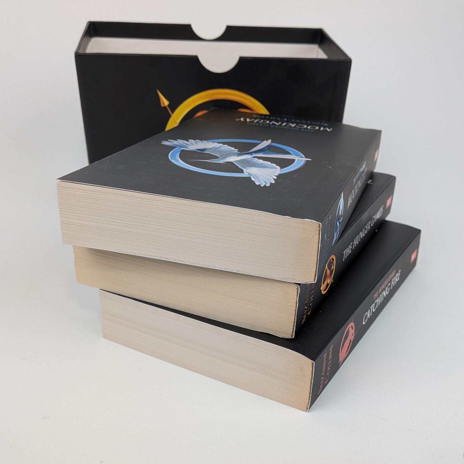 The Hunger Games Trilogy Boxset (Scholastic, 2013) – Softcover with Sleeve