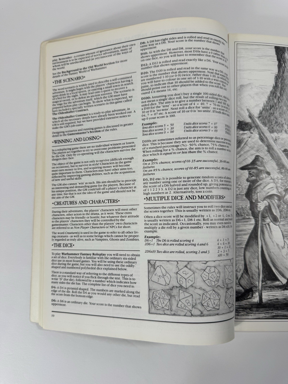 Warhammer Fantasy Roleplay RULEBOOK WFRP Games Workshop, 1988