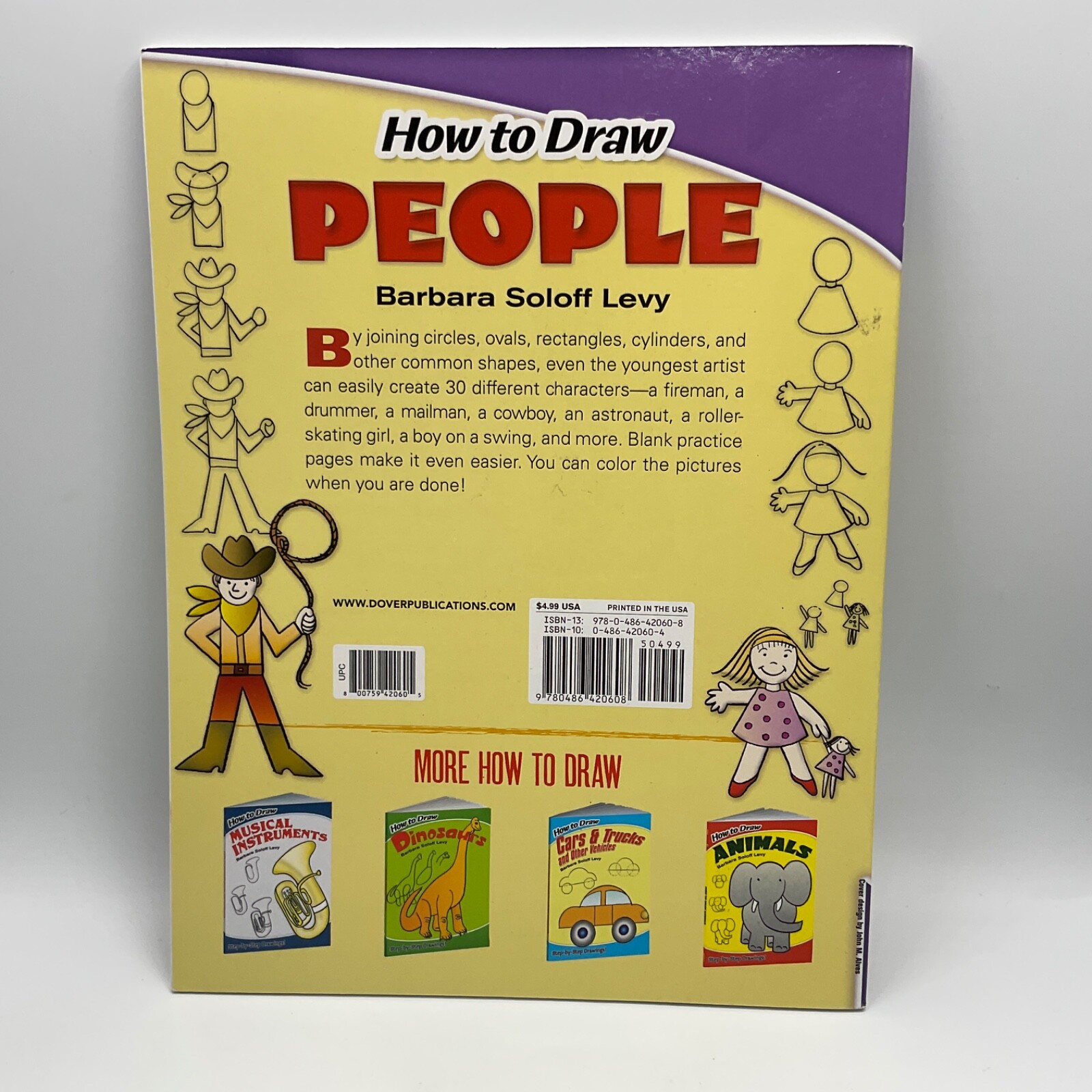 I Can Draw People & How to Draw People Lot of 2 Paperback Books Usborne Levy Kid