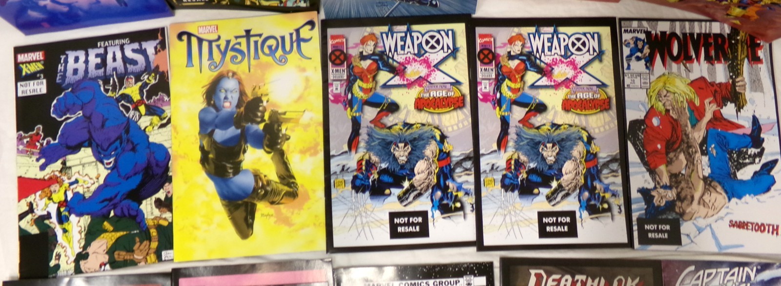 Marvel Comics Toybiz Misc Solos Comic Books Lot of 16 Cable Gambit Wolverine