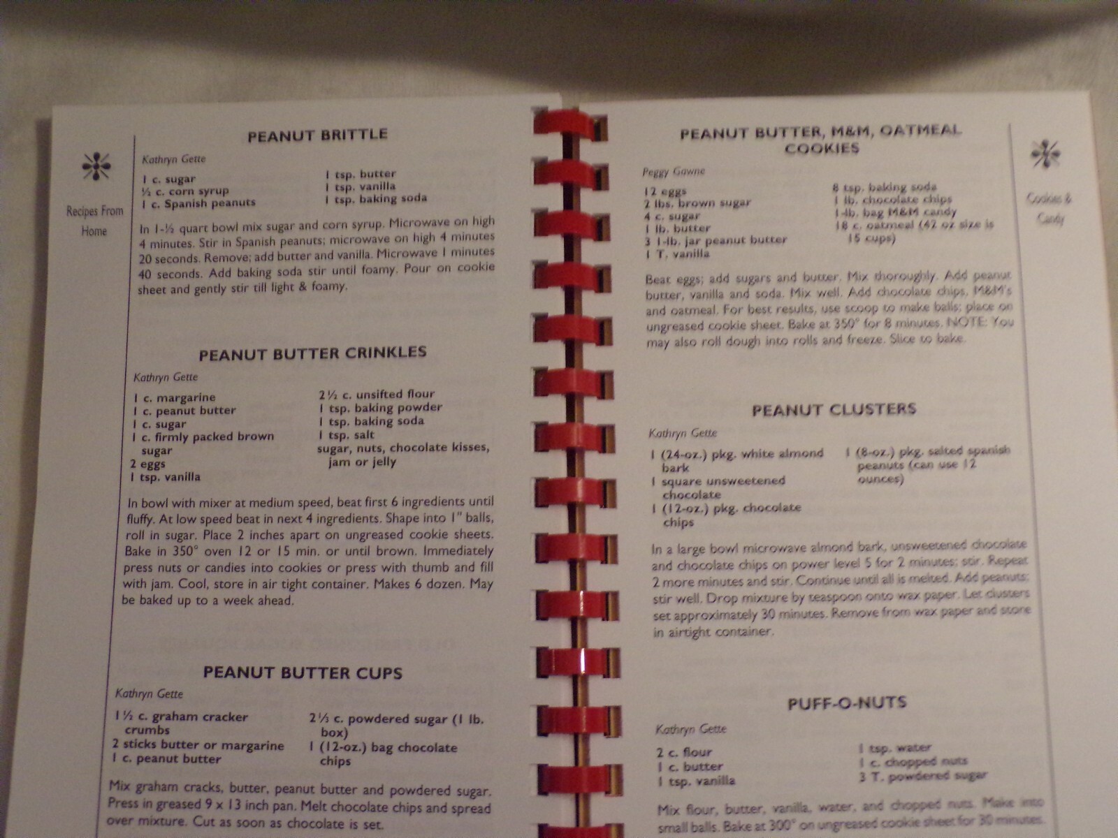 Morris Press Cook Book “Recipes From Home”