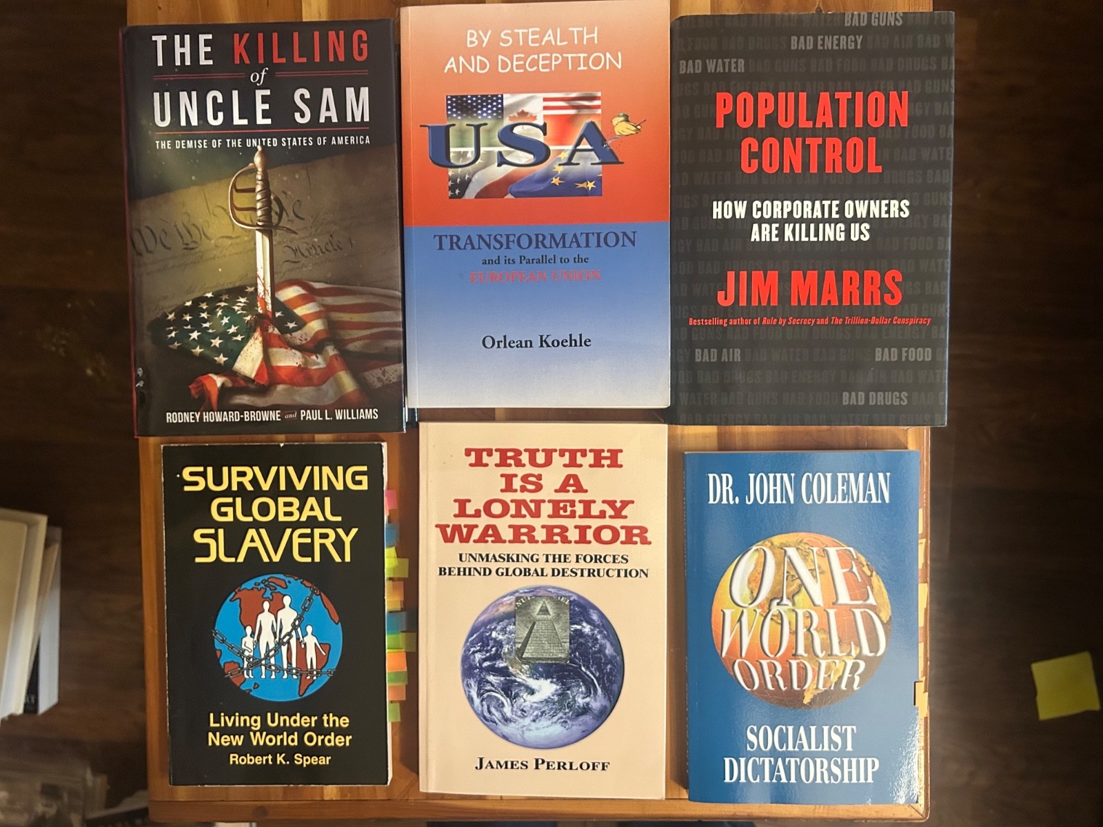New World Order 50 book lot (see pictures)
