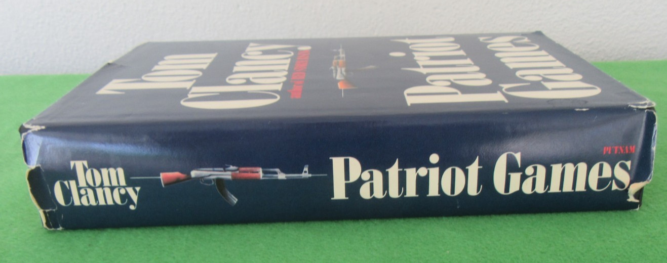 VINTAGE PATRIOT GAMES BY TOM CLANCY – 1987; HCDJ; BCE; #2 JACK RYAN SERIES