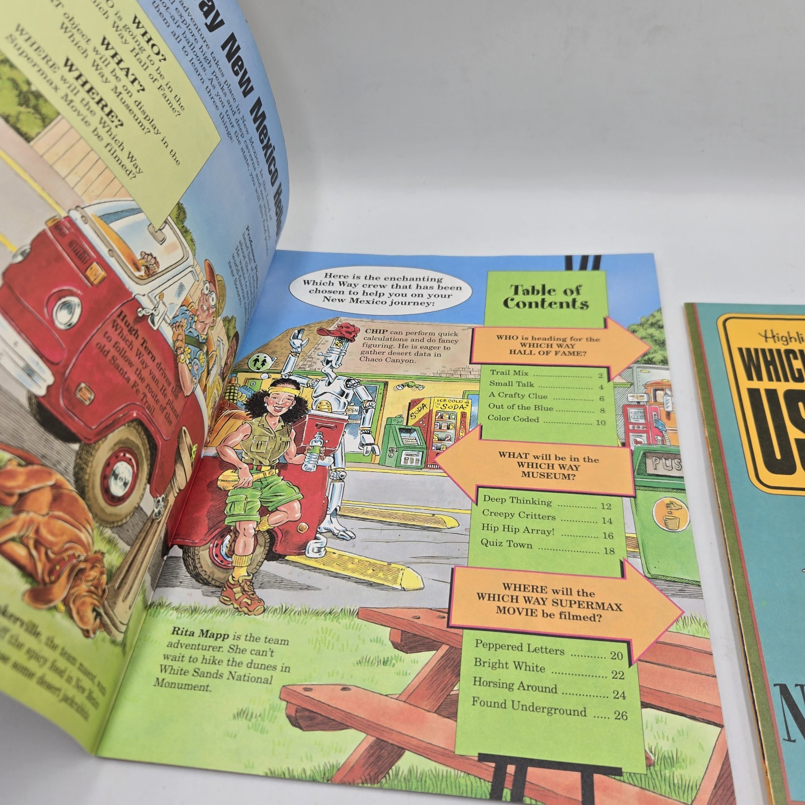 Highlights Which Way USA New Mexico Puzzle Book Fun Educational Activity