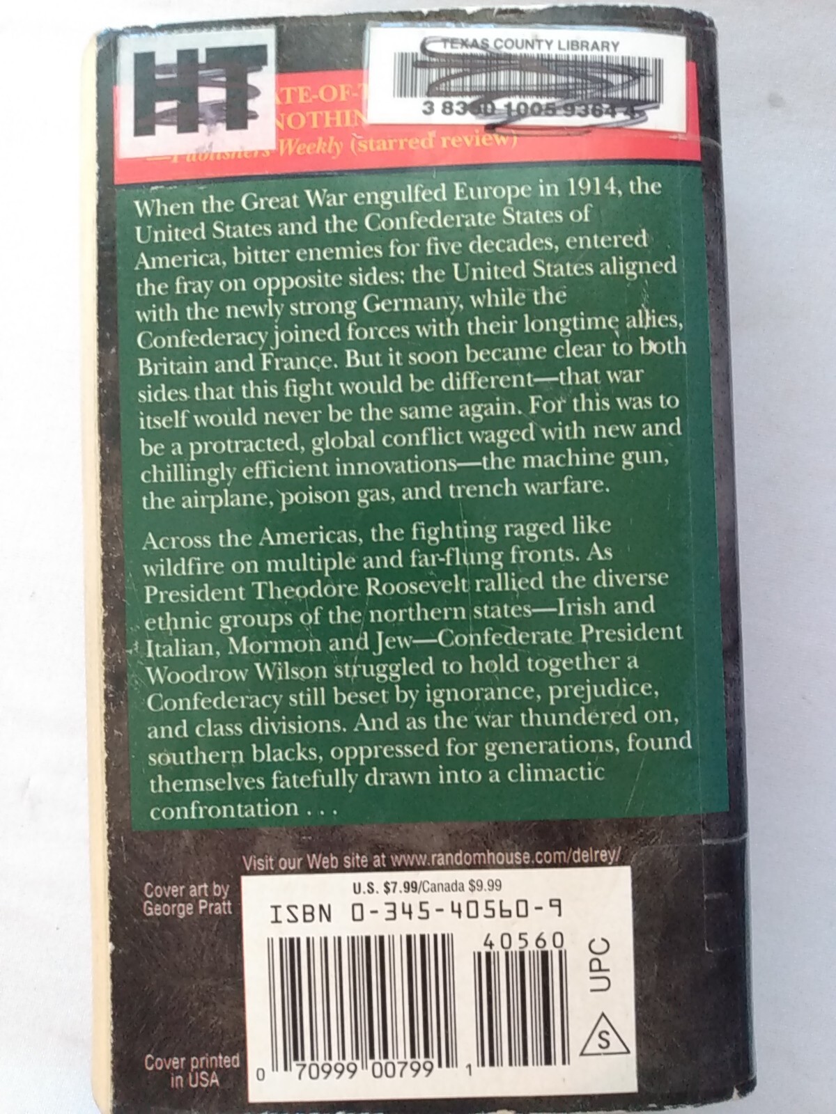 Lot of 3: Harry Turtledove Series Colonization & The Great War Alternate History