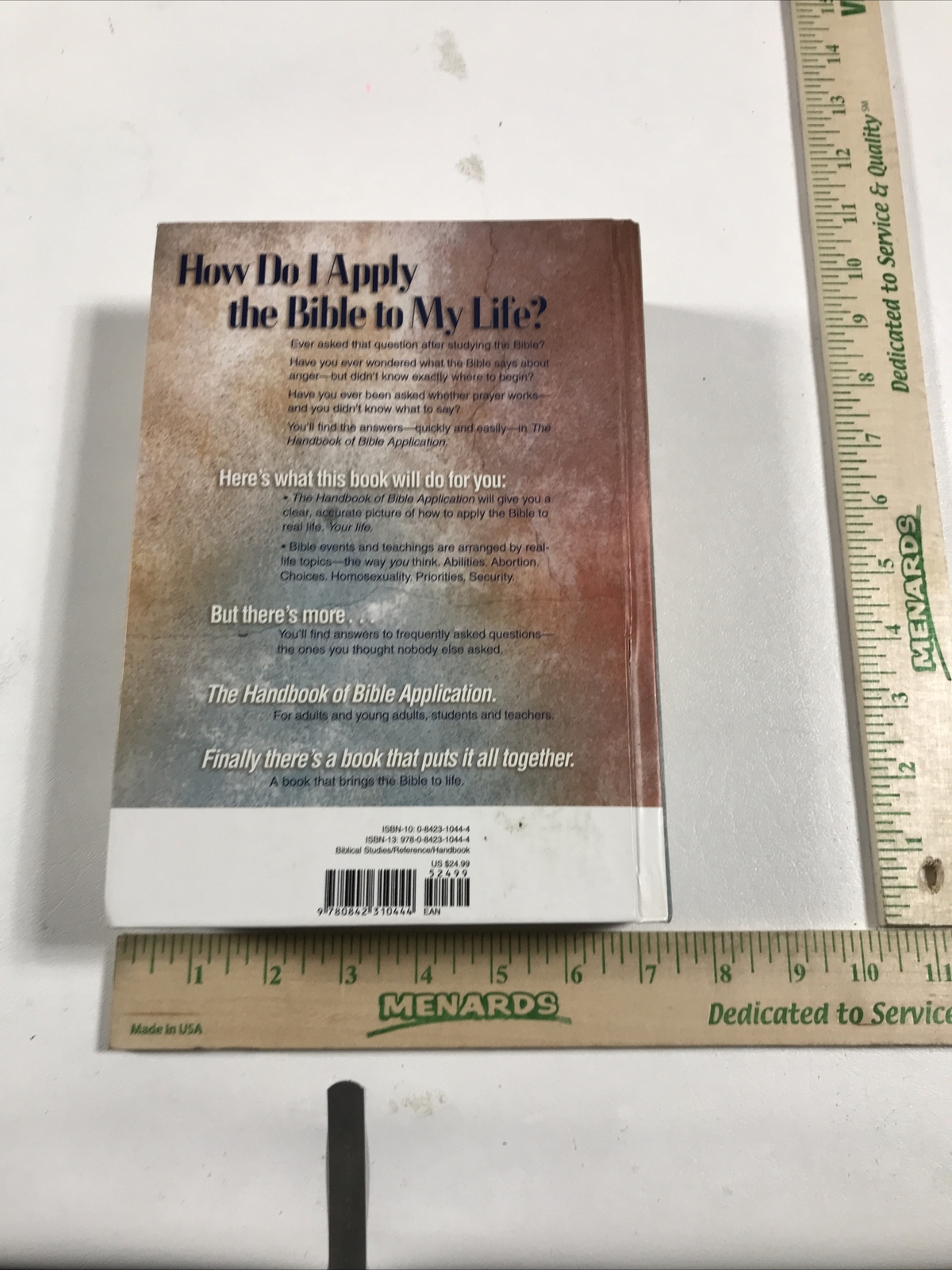 The Handbook of Bible Application – Neil S. Wilson (Hardcover, 2000)