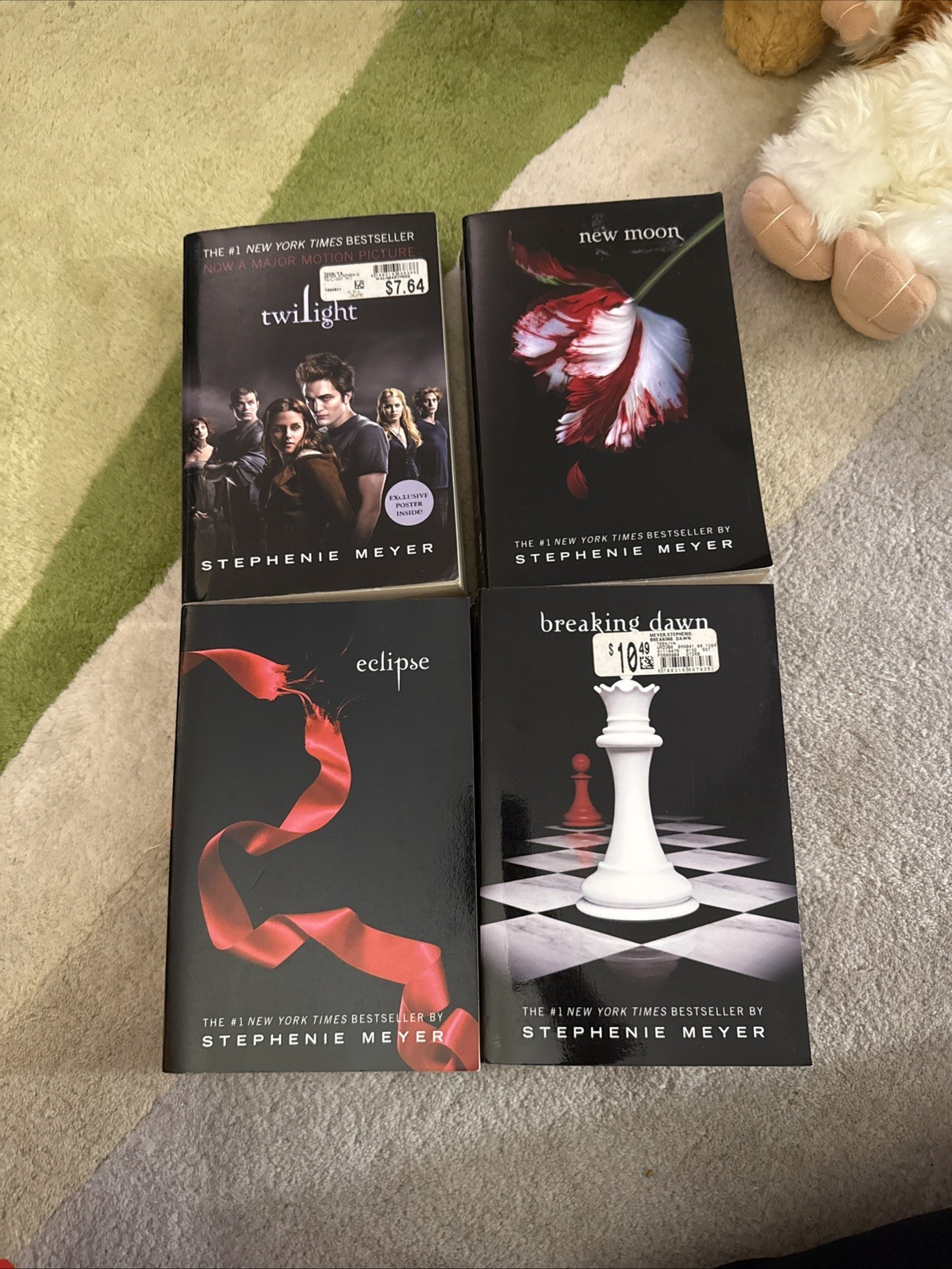 Twilight Saga 1-4 Set Stephanie Meyer New Moon Eclipse Breaking Dawn