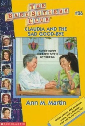 Claudia and the Sad Good-Bye – 059042503X, martin ann m, paperback