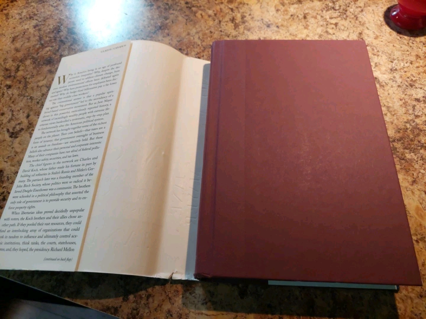 Dark Money The Hidden History of the Billionaires by Jane Mayer 2016 1st Ed. HC