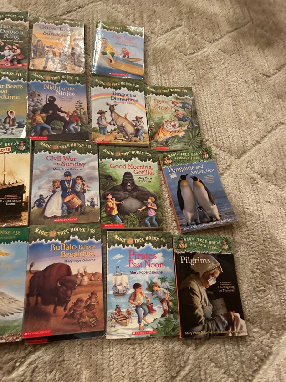 Lot of 27 Magic Tree House Series books Pilgrims Christmas Ghost Mary Osbourne