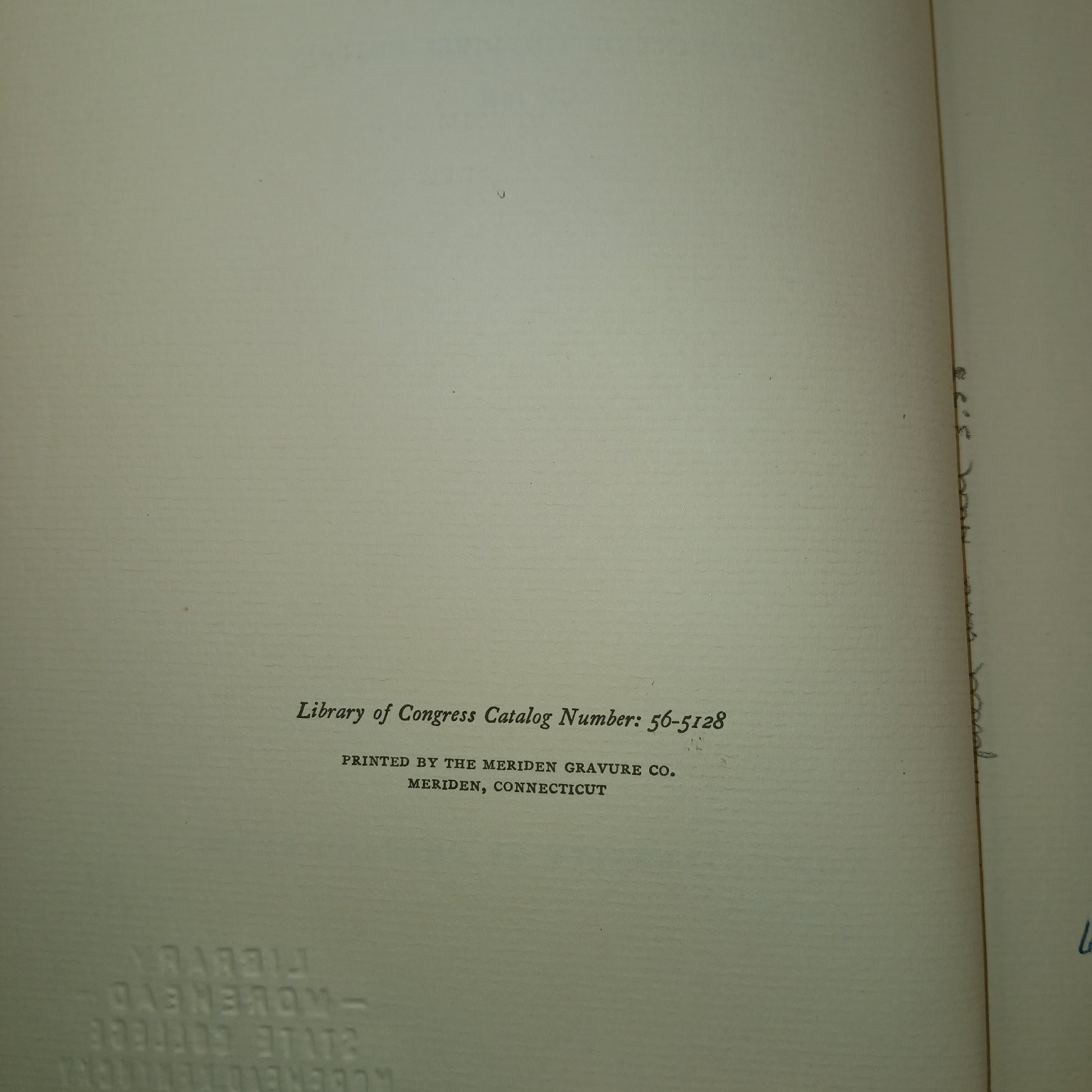 The Bay Psalm Book Facsimile Reprint 1956 University of Chicago Press
