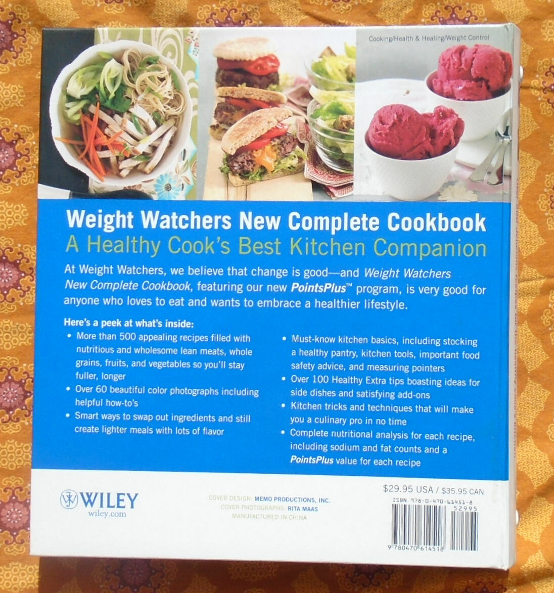 “Weight Watchers New Complete Cookbook” 436pages Illustrated HC 4th Edition Mint
