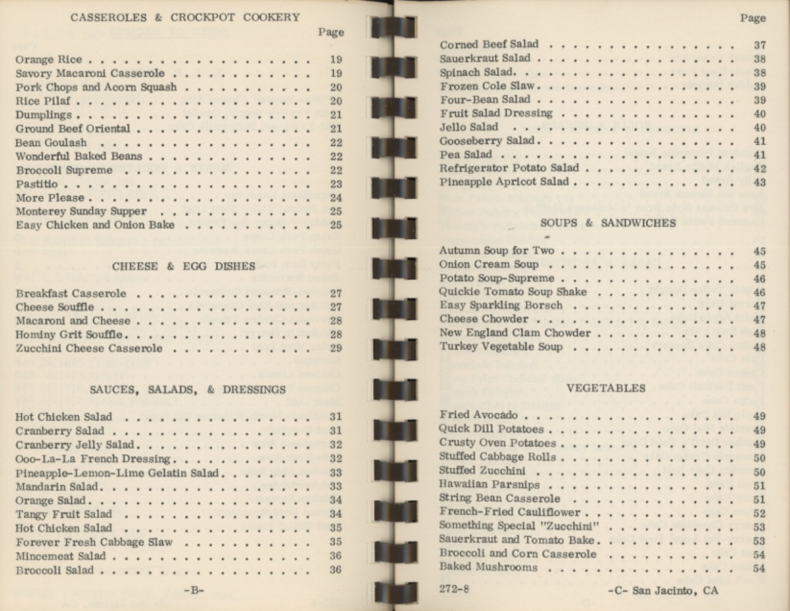 San Jacinto California Cookbook WHAT’S COOKIN’ IN SAN JACINTO Woman’s Club