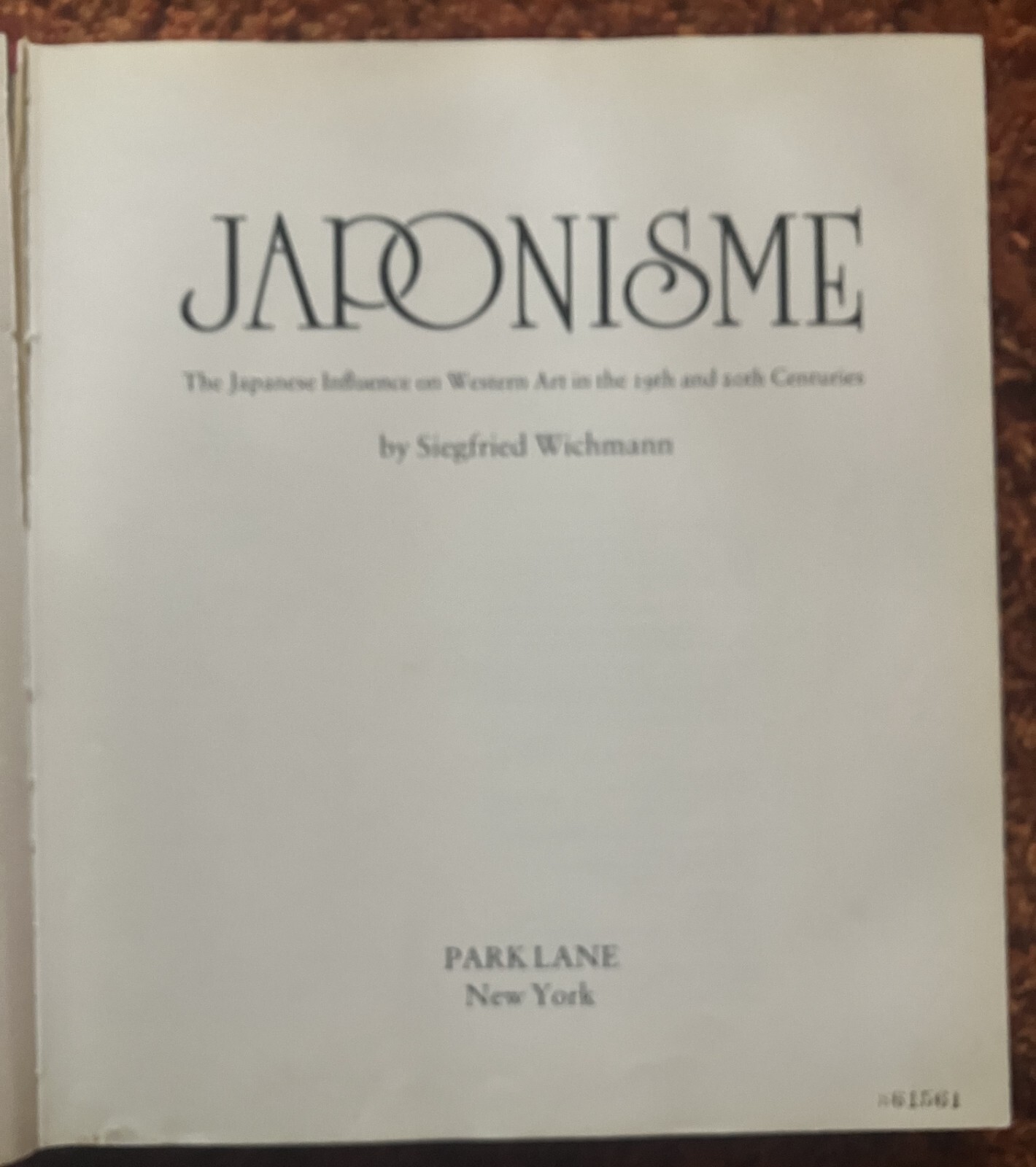 Japonisme Japanese Influence Western Art by Siegfried Wichmann (1985, Hardcover)