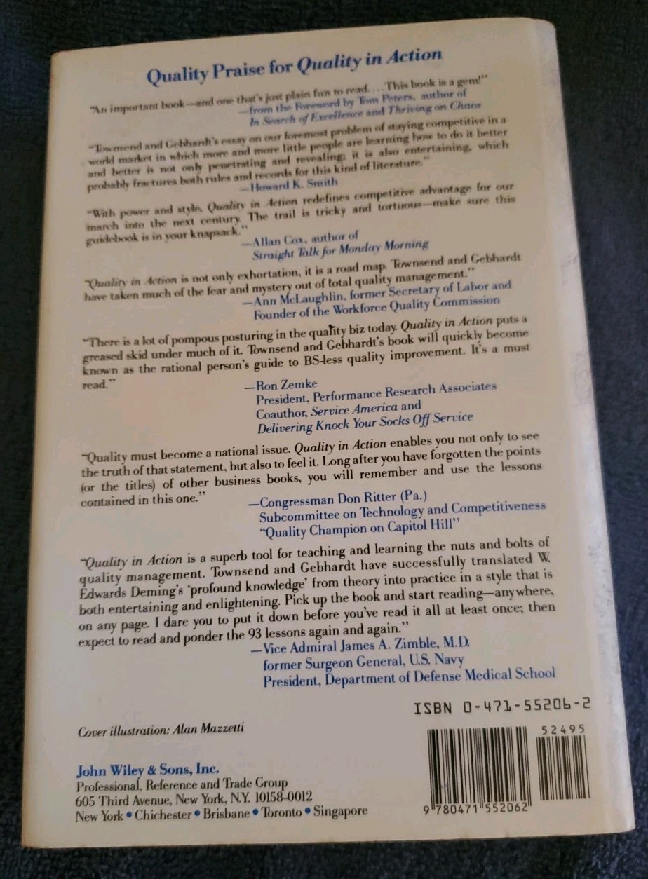 Quality in Action: 93 Lessons in Leadership, Participation, and