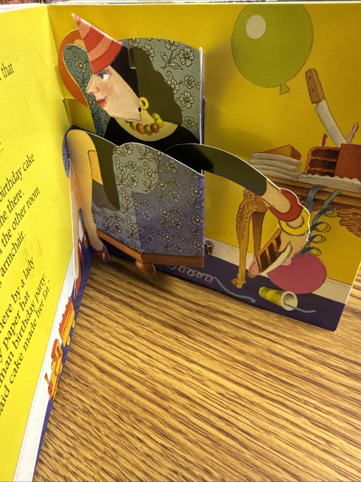 A Piece of Cake: A Delectable Pop-Up Book by David Pelham – RARE UK Edition