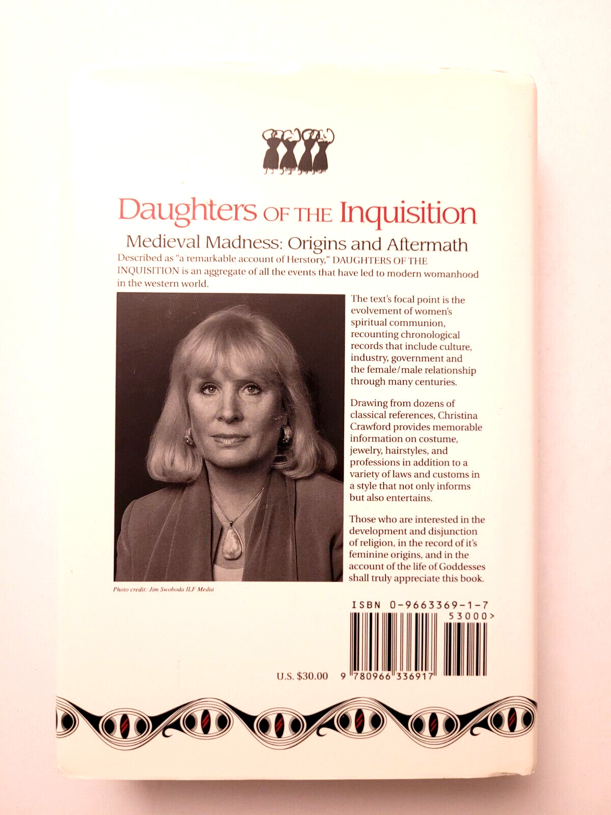 DAUGHTERS OF THE INQUISITION – CHRISTINA CRAWFORD – 2004 – HC/DJ – 1ST EDITION