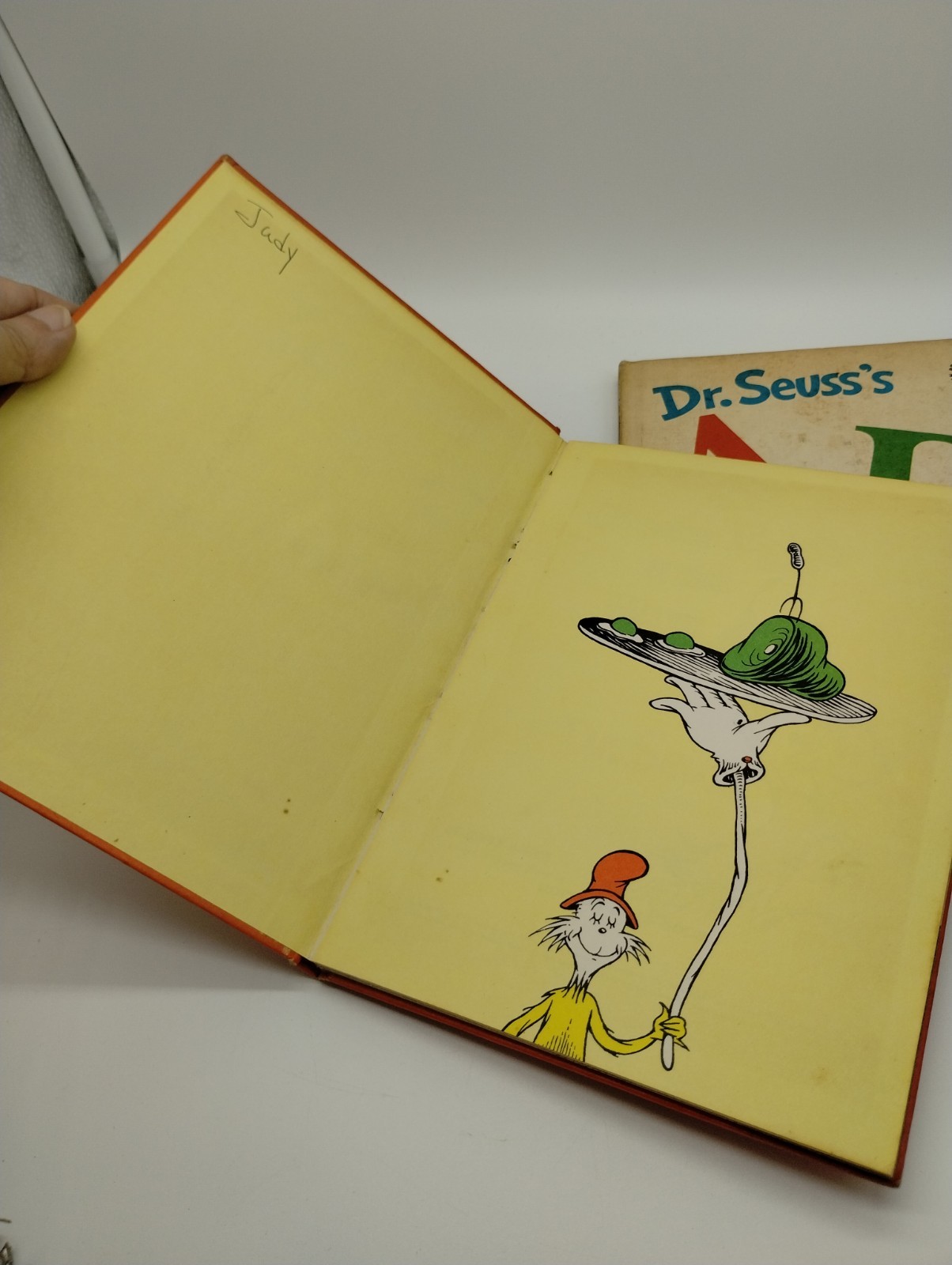 Lot Of 2 Vintage 1960 Dr. Suess Green Eggs & Ham 1963 ABC’s Hardcover Books