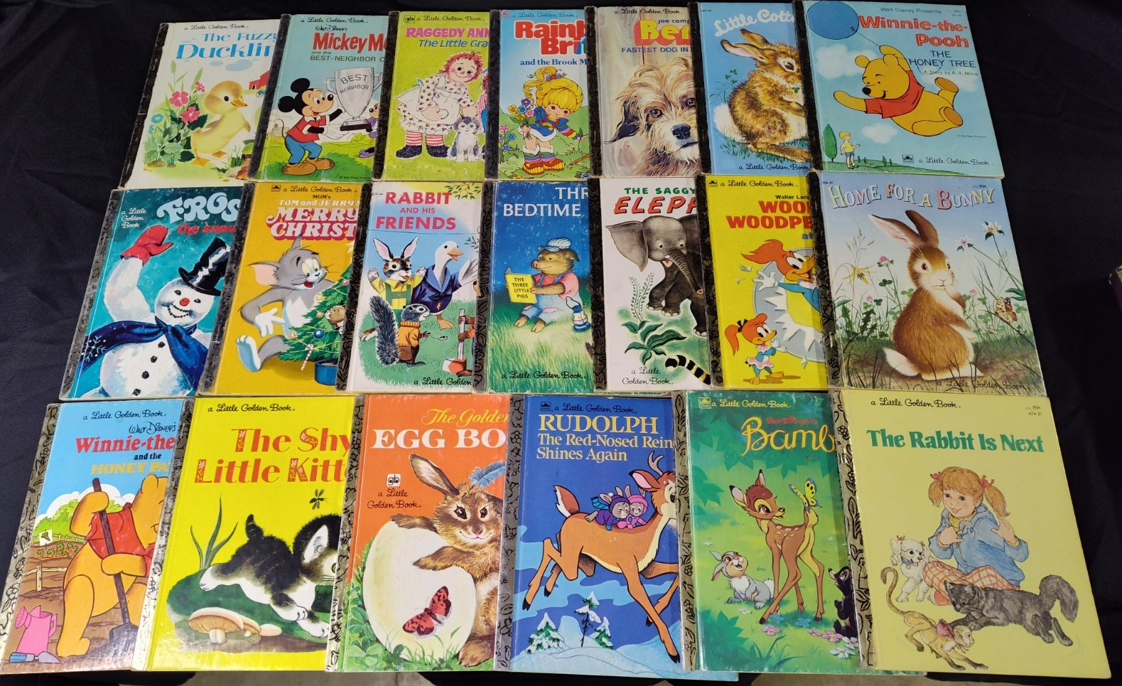 Little Golden Books Lot of 20 Disney Classic Christian Modern & Vintage Random