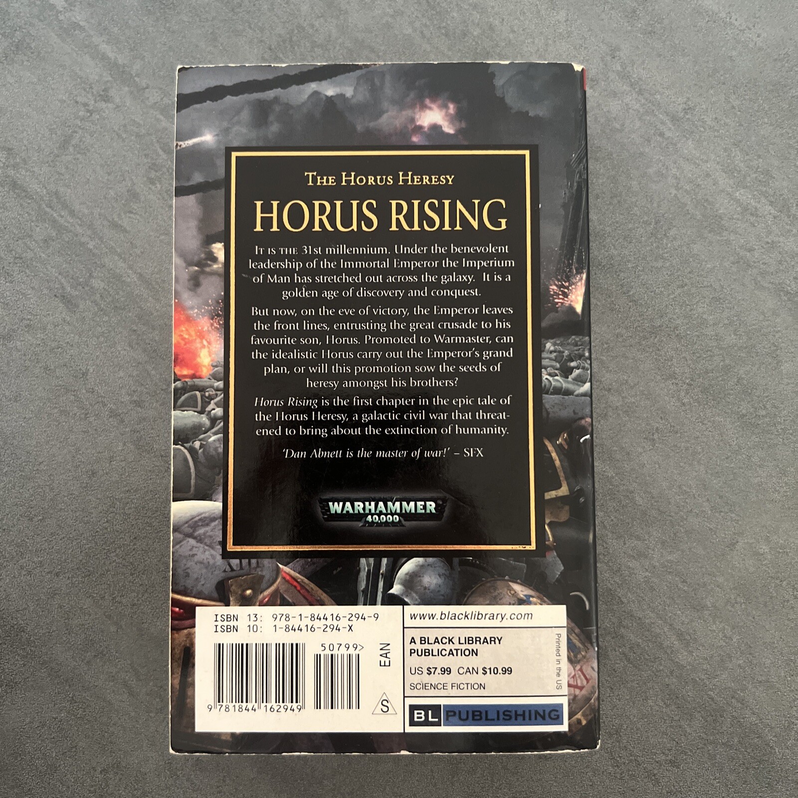 Abnett, Dan – Horus Rising [Warhammer 40K: Horus Heresy #1] PB 1st Ed. 2006 VG