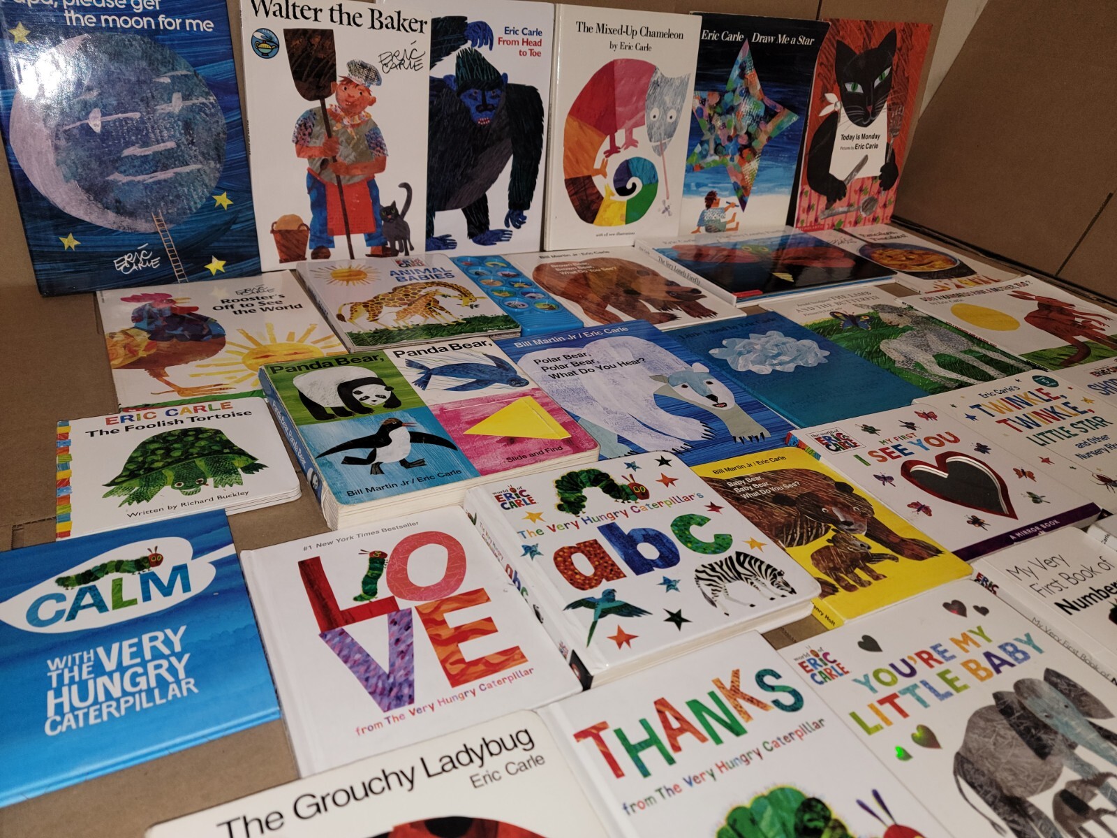 Lot of 10 Eric Carle Picture/Board Books for Children’s Kid Toddler *Random Mix*