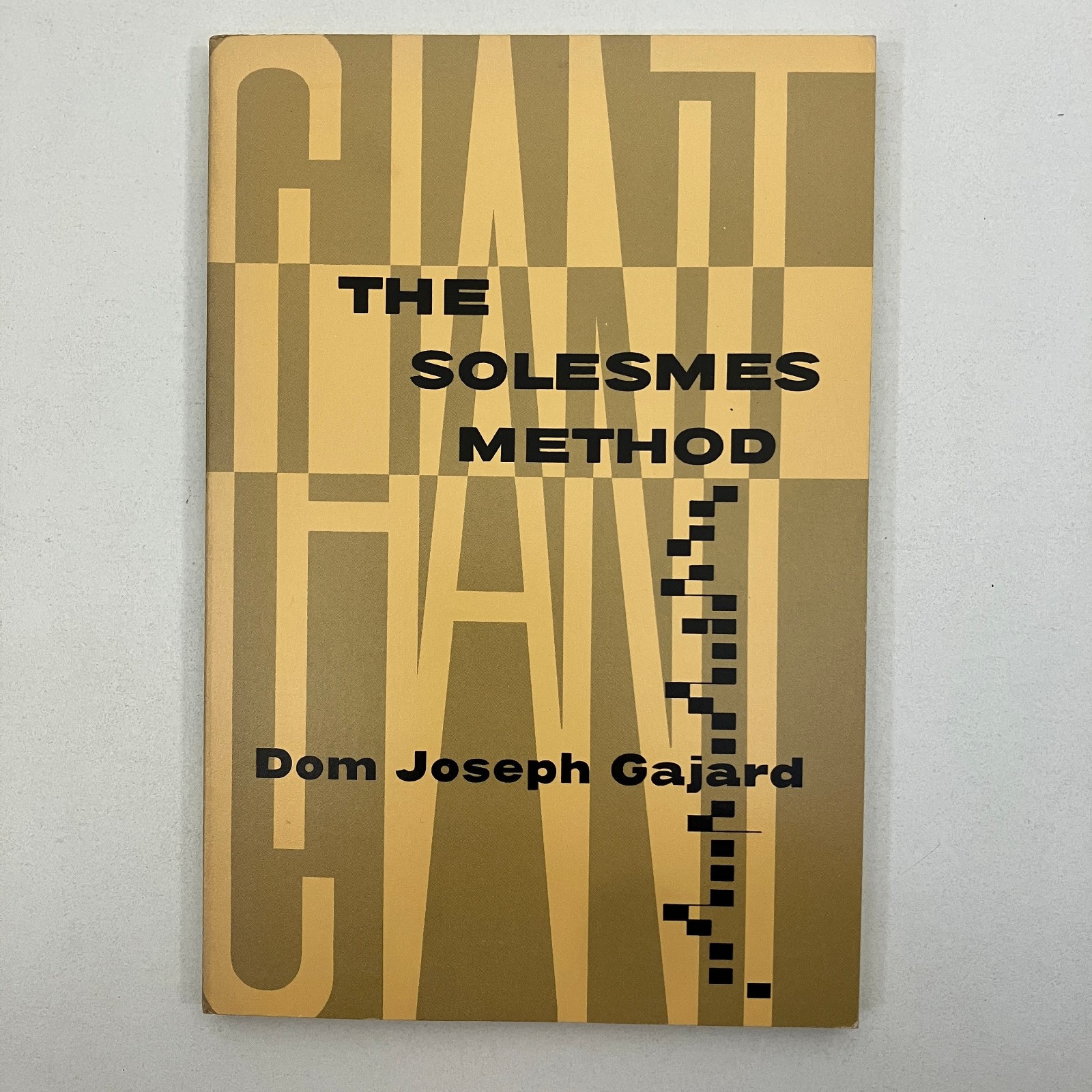 Solesmes Method Vintage 1960 Trade Paperback Joseph Gajard Liturgical Press GOOD