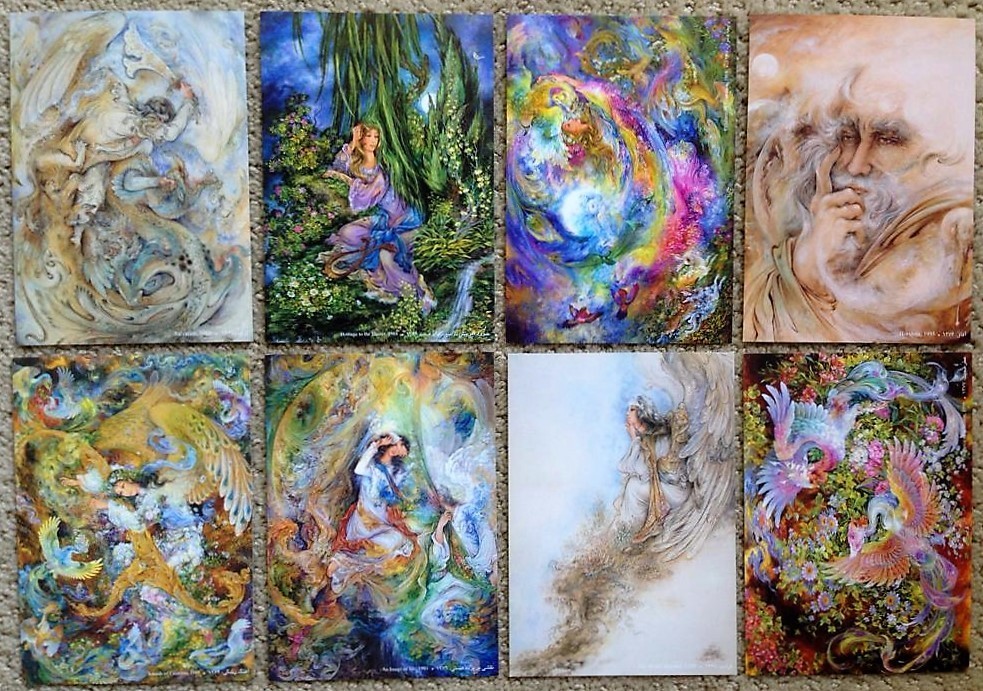 Fal-e Hafez 1, Bi-lingual Omens of Hafez Cards. بسته فال حافظ 1 ، فارسی- انگلیسی