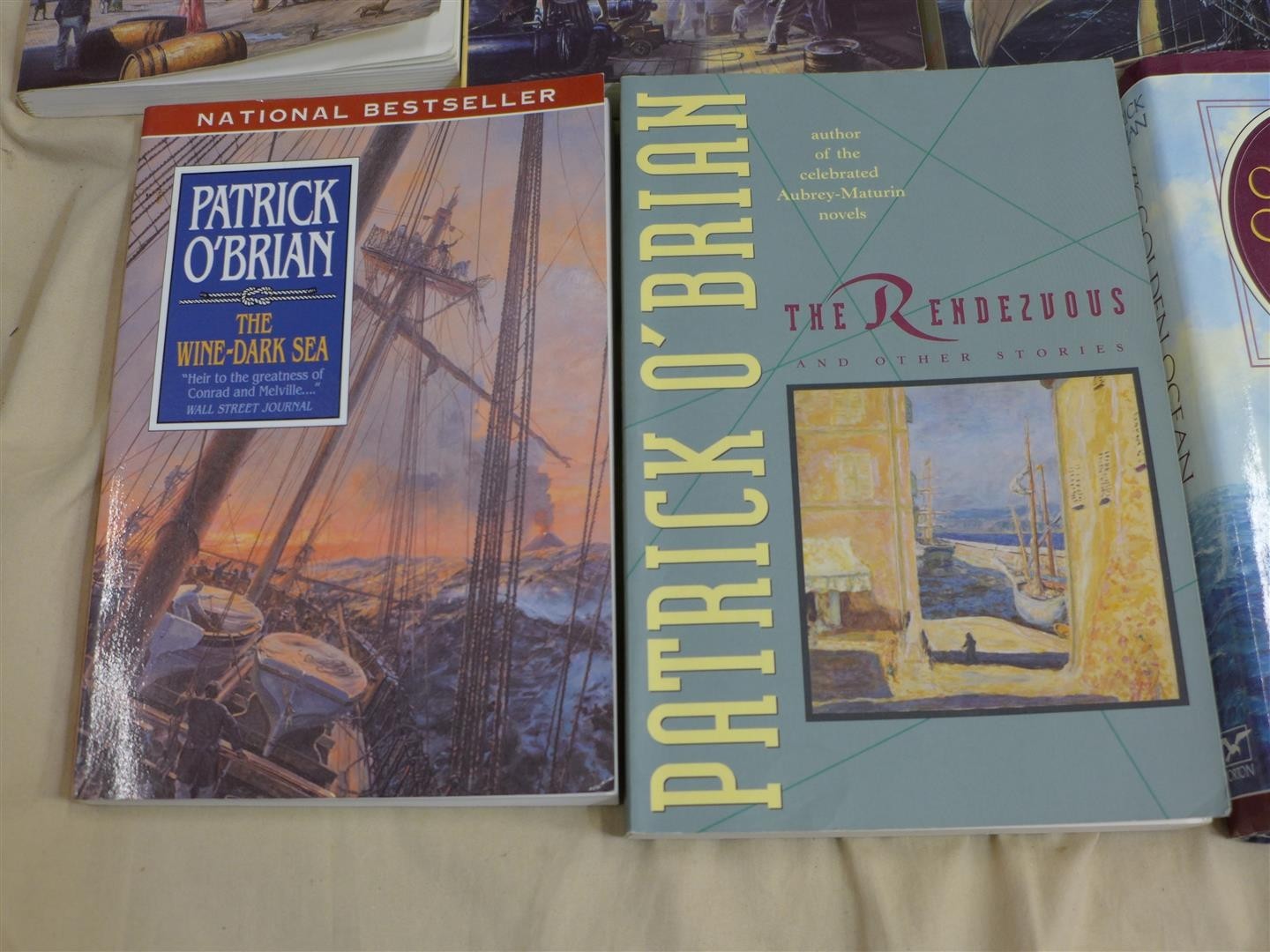 Lot of 14 PATRICK O’BRIAN BOOKS Aubrey-Maturin Series,Golden Ocean,Unknown Shore