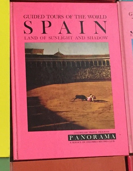 1960 Color slide Tour Of The World Book Introduces By Actors Tour Of Spain