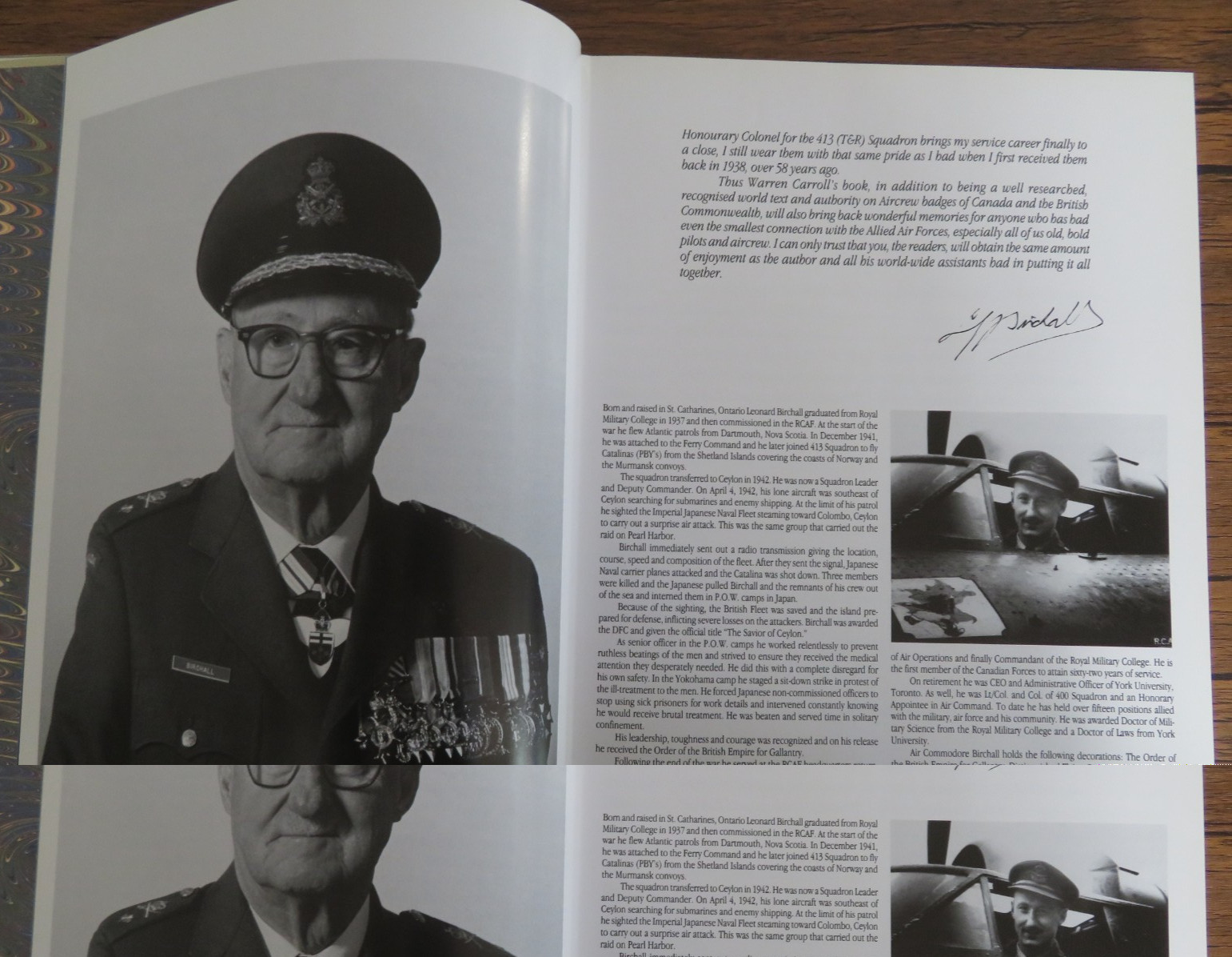 EAGLES RECALLED: AIR FORCE WINGS OF CANADA, GREAT BRITAIN & .. SIGNED BY AUTHOR