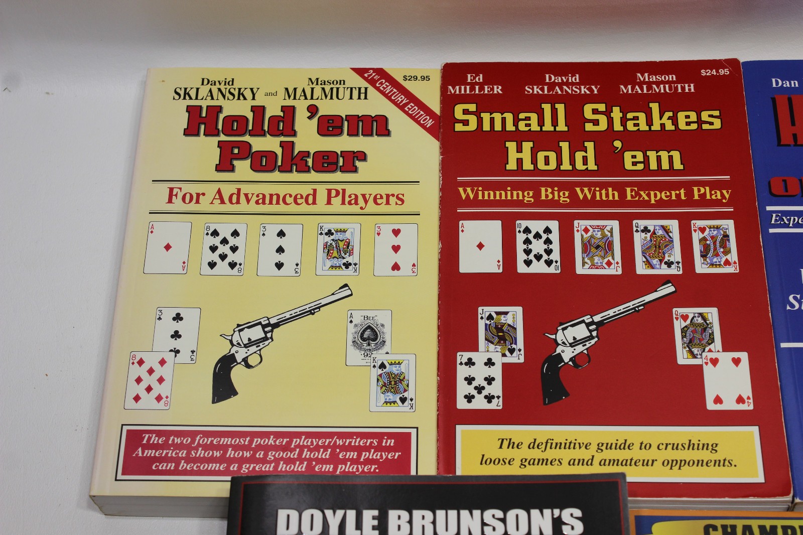 Poker Hold’em David Sklanksy Dan Harrington Brunson