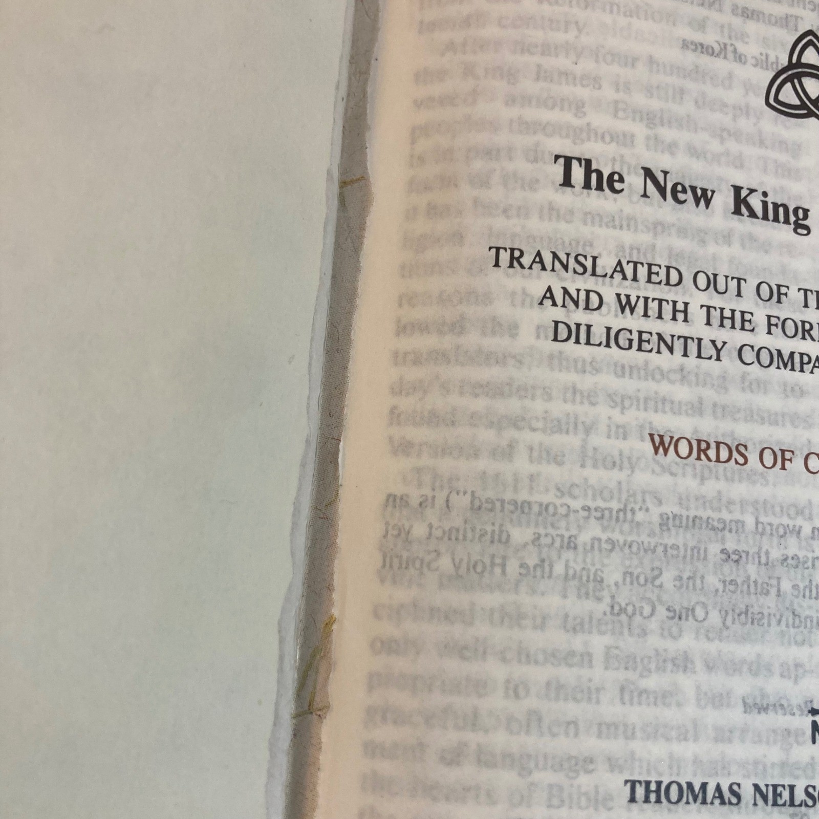 NKJV New Testament Bible Bonded Leather Psalms Prov. Thomas Nelson Burgundy 1982
