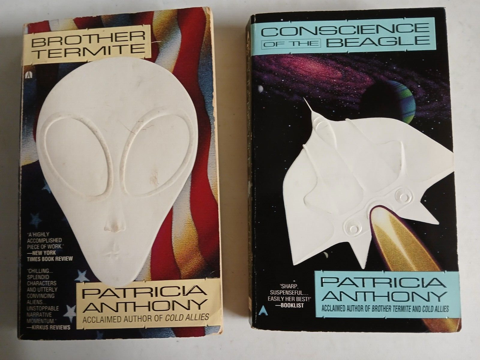 Conscience of the Beagle & Brother Termite by Patricia Anthony—1995 PB good