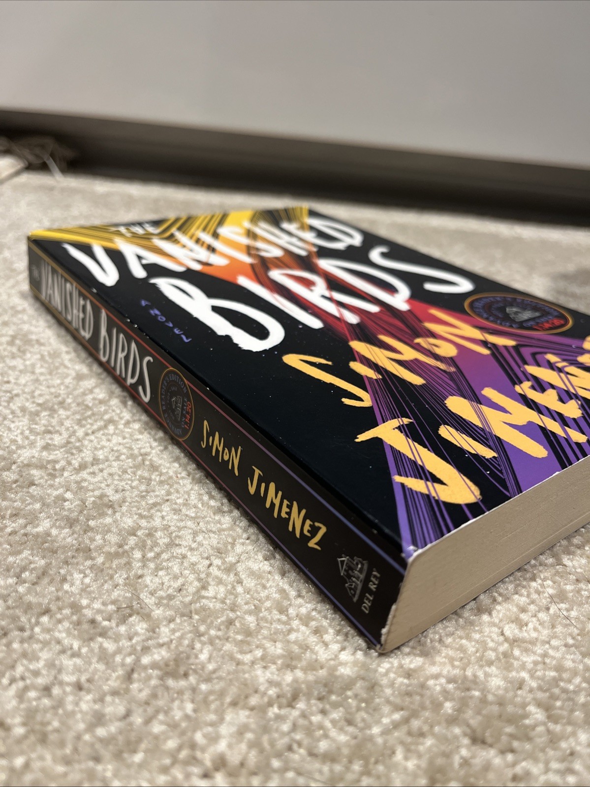 The Vanished Birds Simon Jimenez ARC Advance Readers Copy 2020