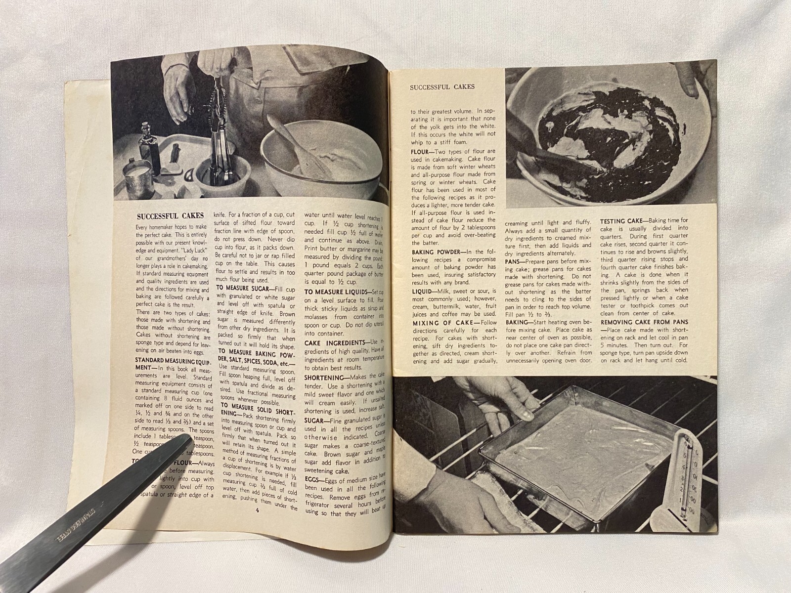 1950 250 Classic Cake Recipes Booklet Pages 1-48 Illustrated