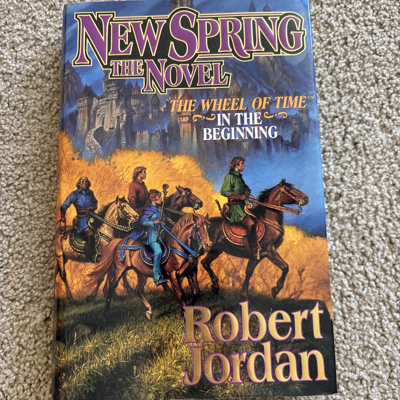 7 Book Lot – Robert Jordan – Wheel Of Time – Book 1, 2, 3, 4, 5, 8 and 12.