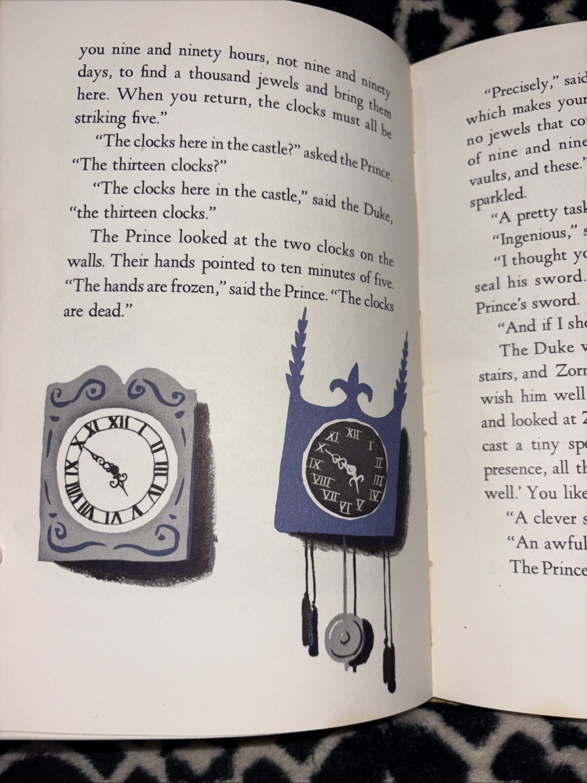 The 13 Clocks by James Thurber 1950 HCDJ Very good 4th Edition 6th Printing