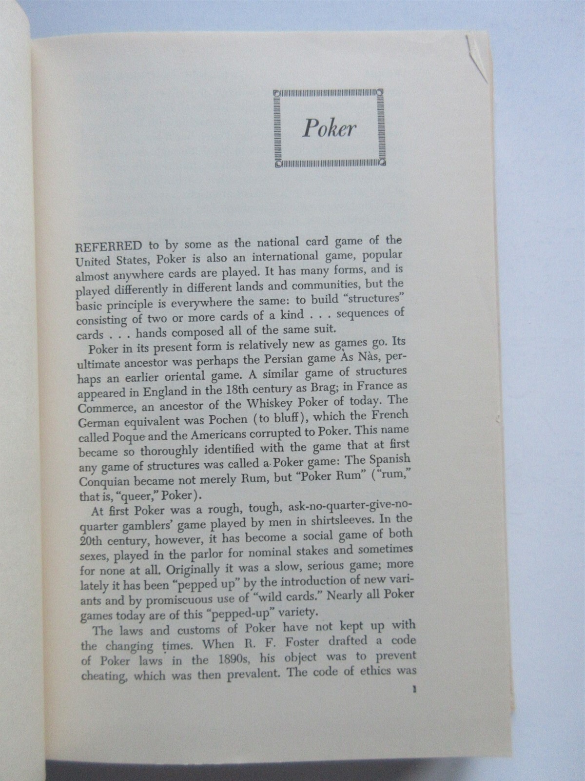 The New Complete Hoyle by Morehead, Frey and Mott-Smith / 1956 Hardcover