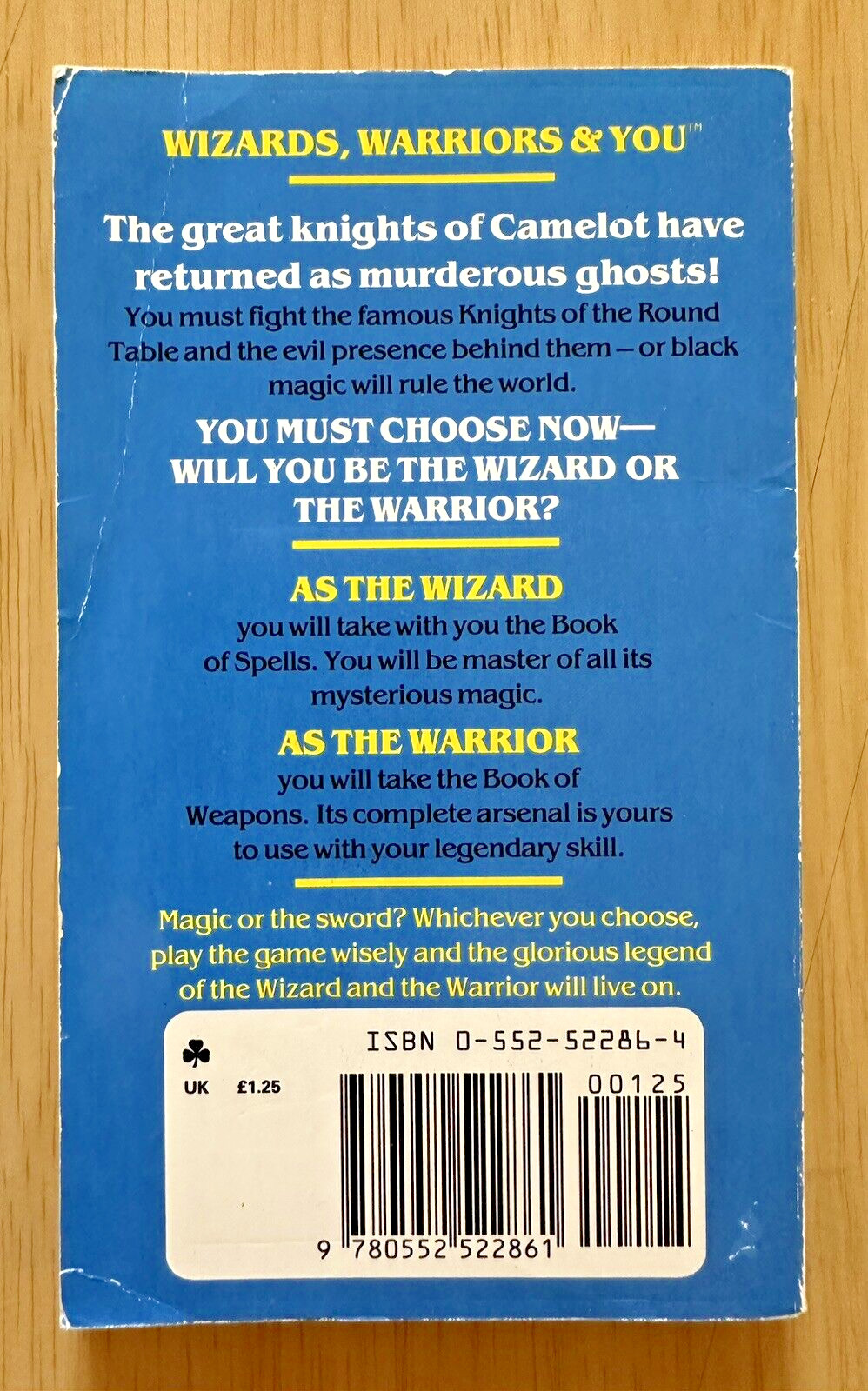 Wizards Warriors and You ~ Ghost Knights of Camelot ~ 4 ~ First Printing ~ Corgi