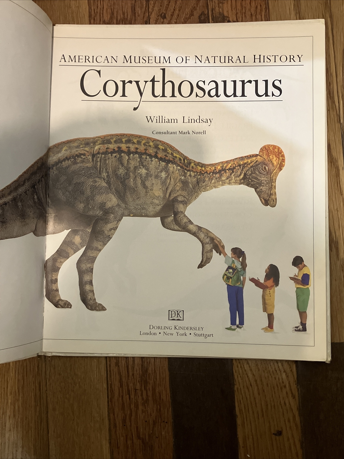 Corythosaurus by William Lindsay 1993 1st Ed. DK Publishers Hardcover