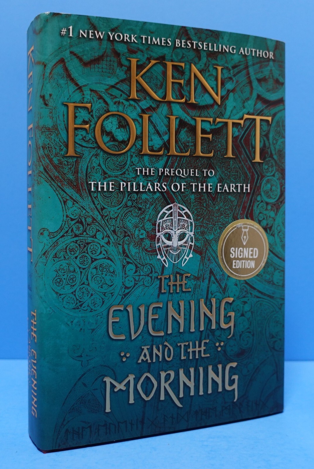THE EVENING AND THE MORNING BY KEN FOLLET, SIGNED