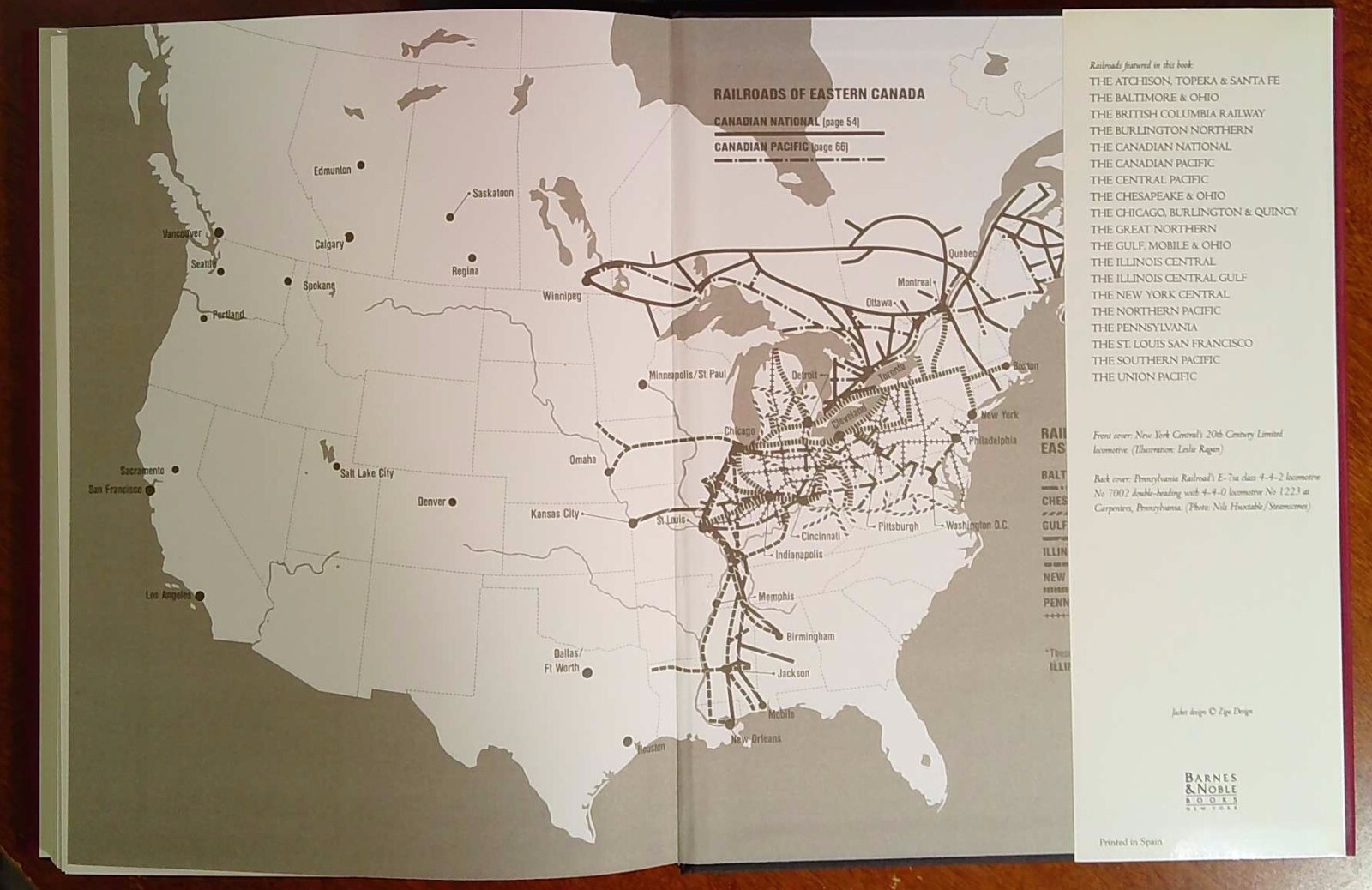 The Great Railroads of North America, Yenne, 1992, HB w DJ VG+++ (A429)
