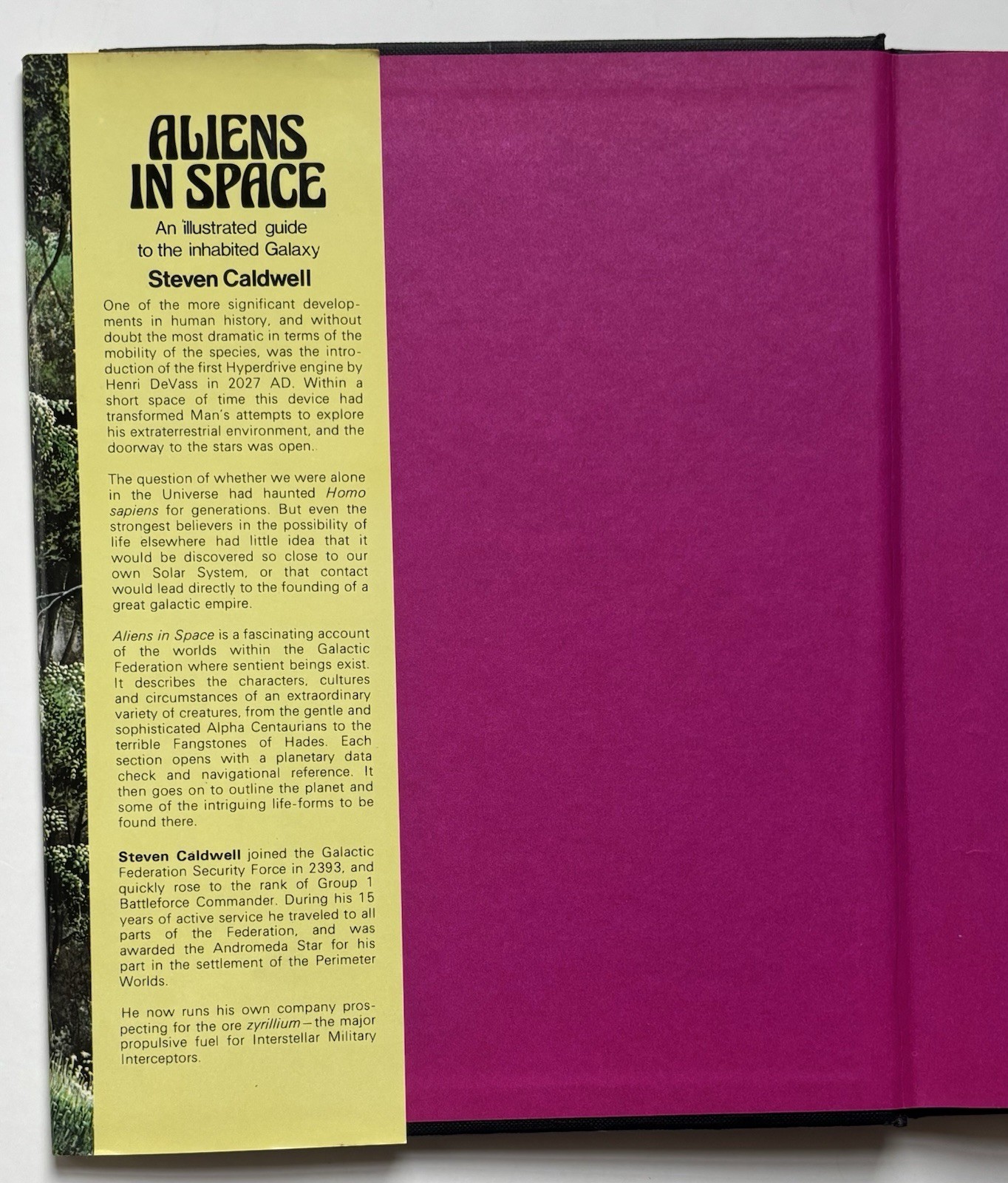 Aliens In Space by Steven Caldwell (Hardcover, 1979) Galactic Encounters Sci-Fi