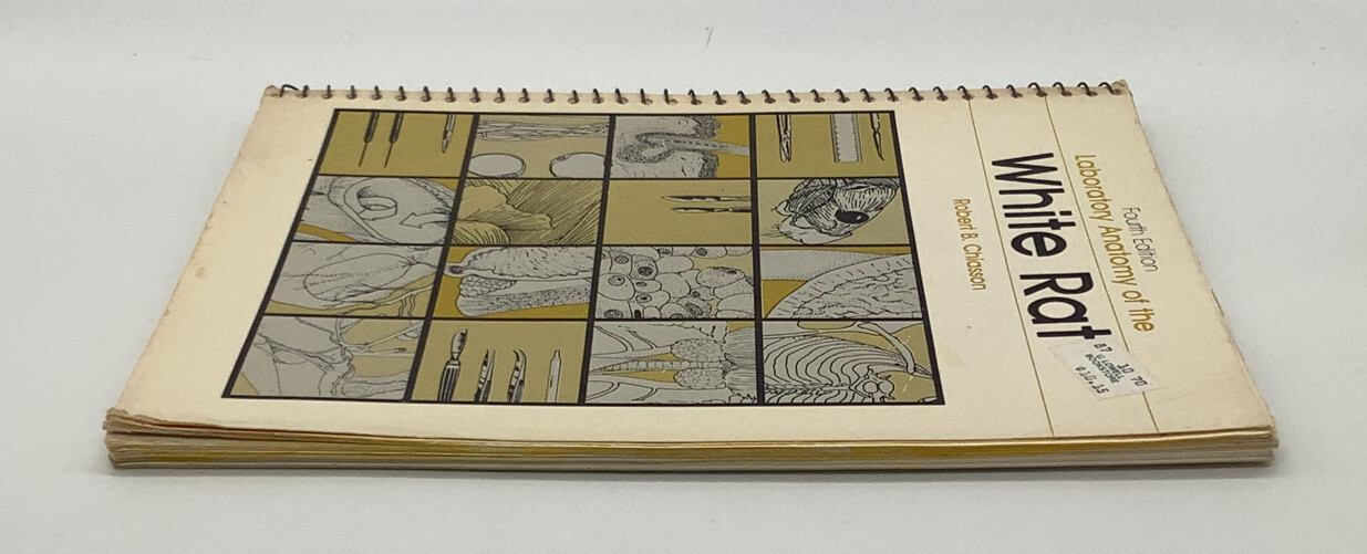 Laboratory Anatomy Ser. Anatomy of the White Rat by Robert Chiasson VINTAGE 1980