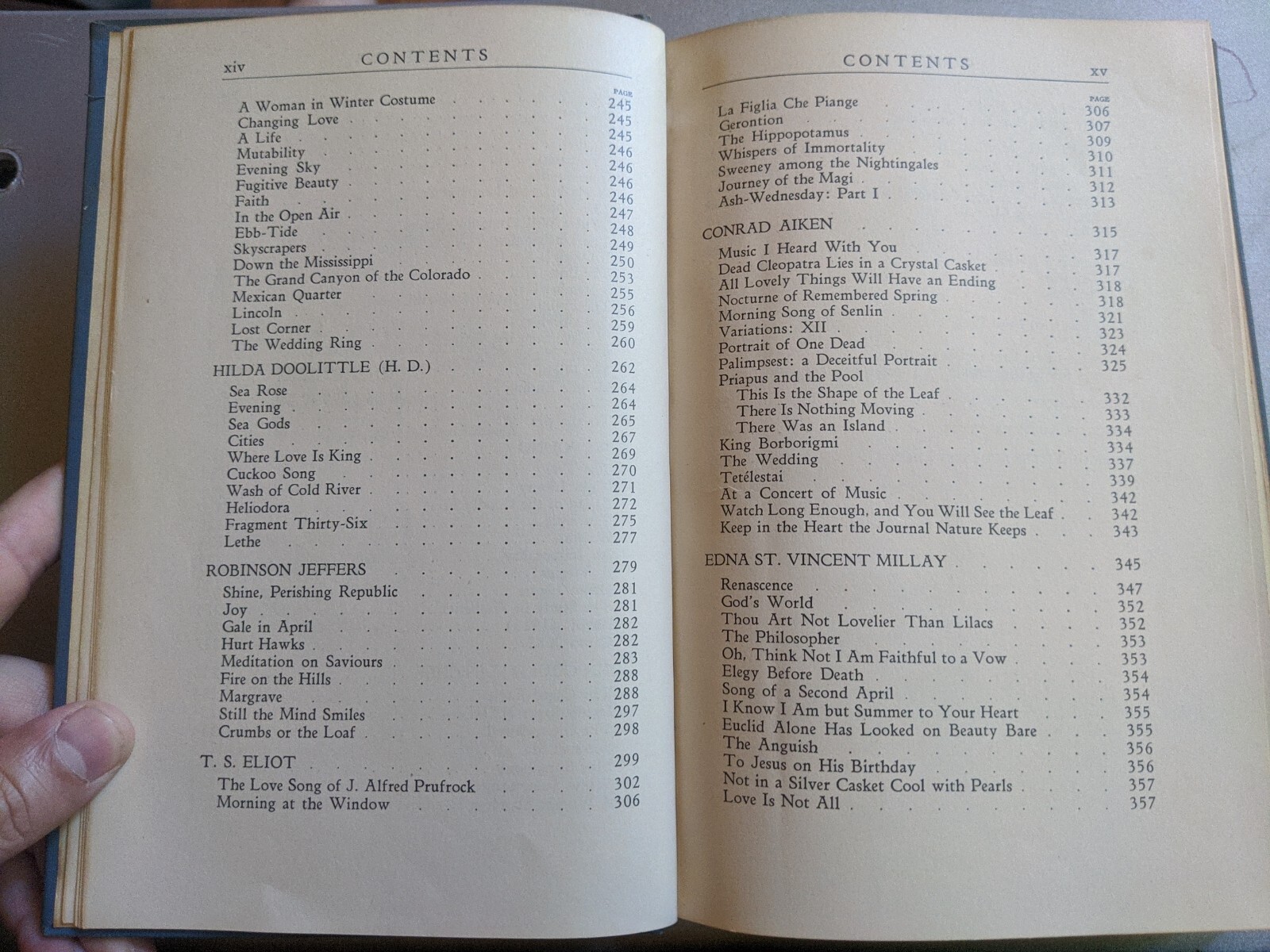Chief Modern Poets Of America, 1936, Selected/edited by Sanders And Nelson