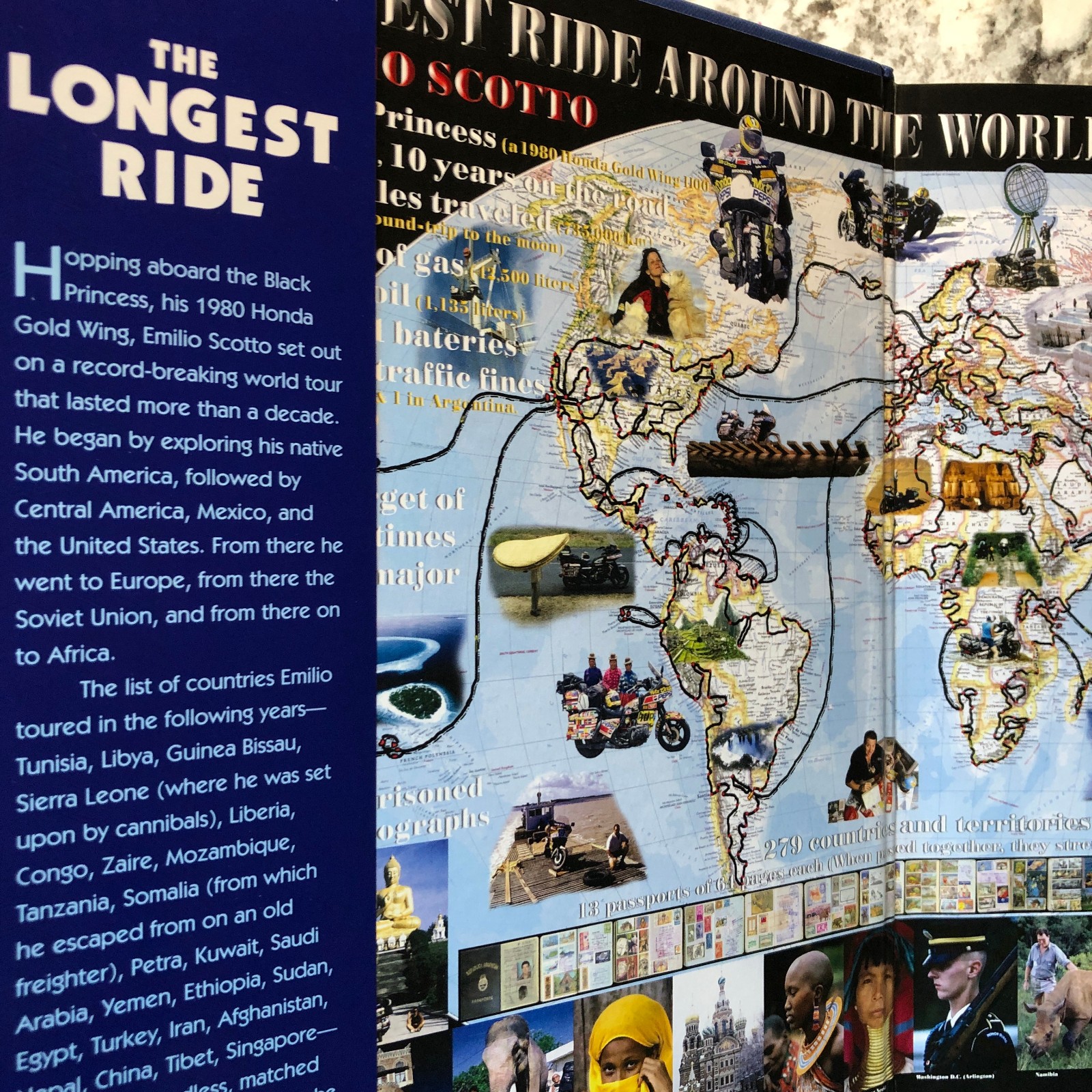 Nearly New Hardcover 2007 First Edition “The Longest Ride” by Emilio Scotto