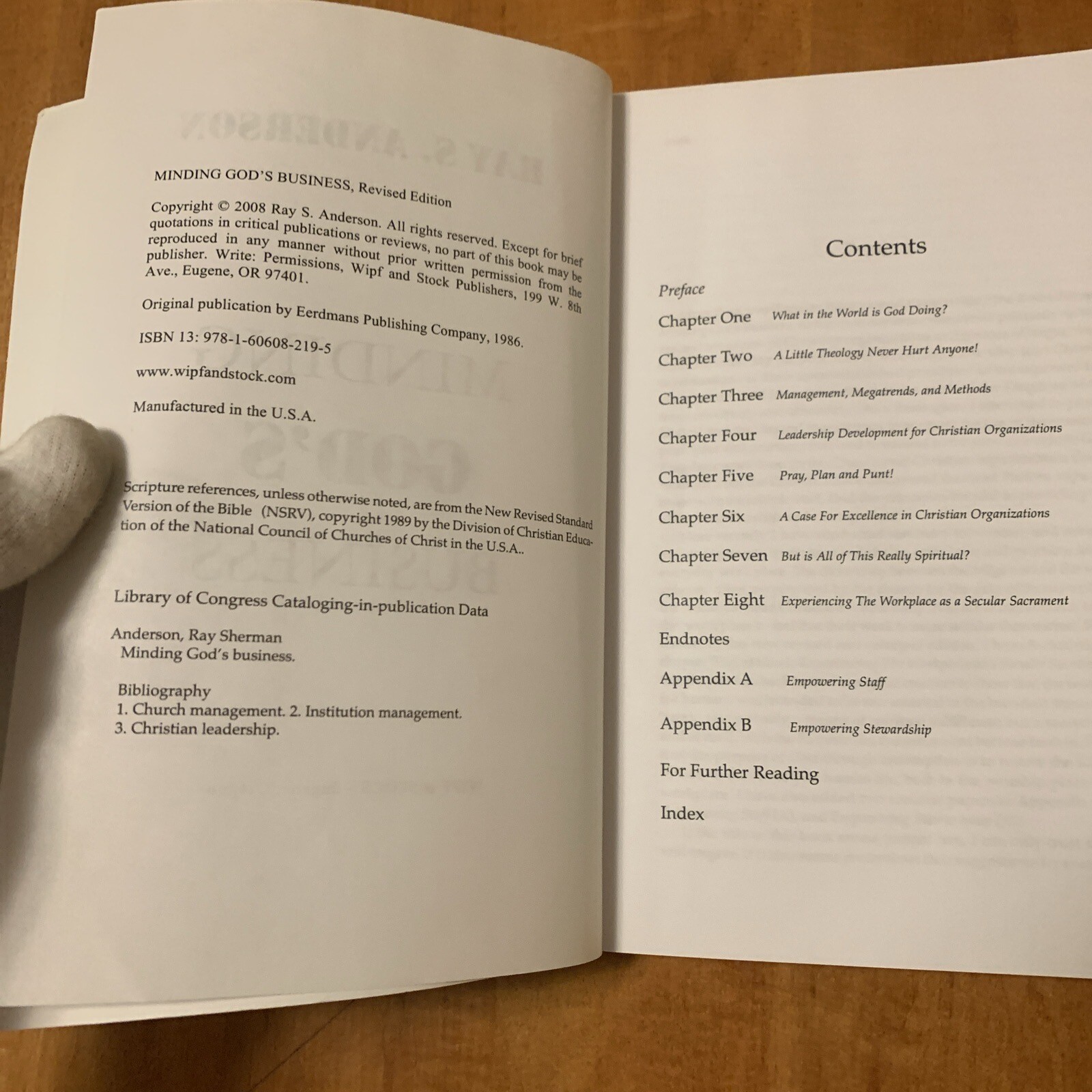 Ray S. Anderson Collection: Minding God’s Business by Ray S. Anderson (2008,…