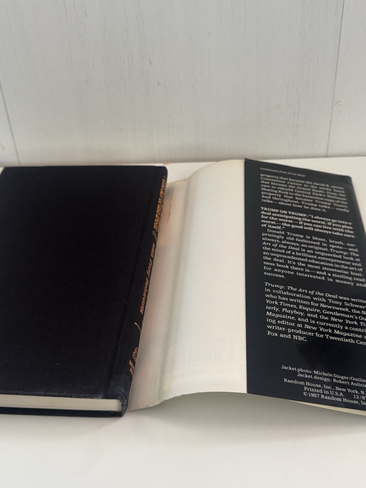 The Art of the Deal – Donald Trump (1987, Hardcover) First Edition/8th Print, VG