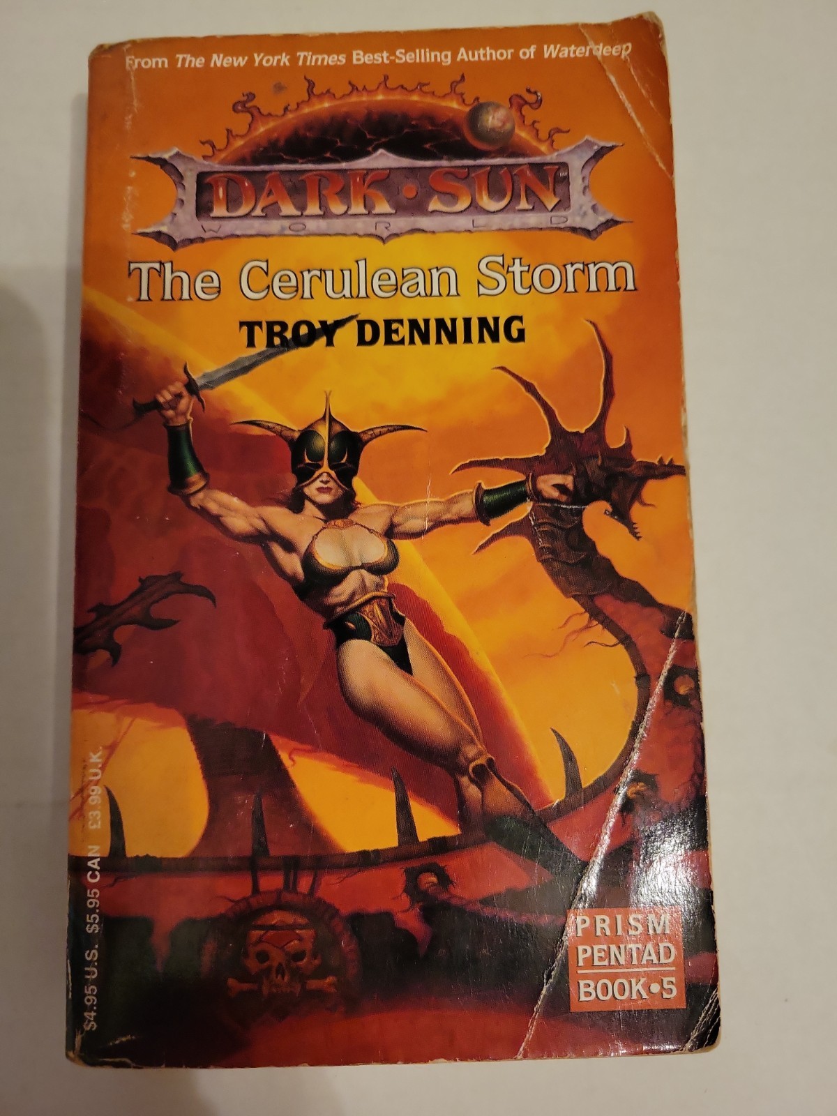 Dungeons And Dragons Dark Sun Prism Pentad Paperback Complete Book Lot 1-5