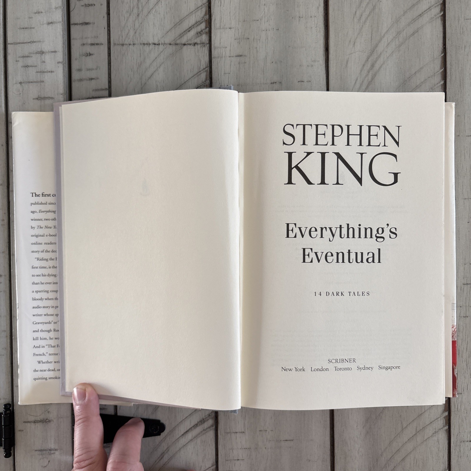 Everything’s Eventual: 14 Dark Tales Stephen King 1st Edition Hardcover